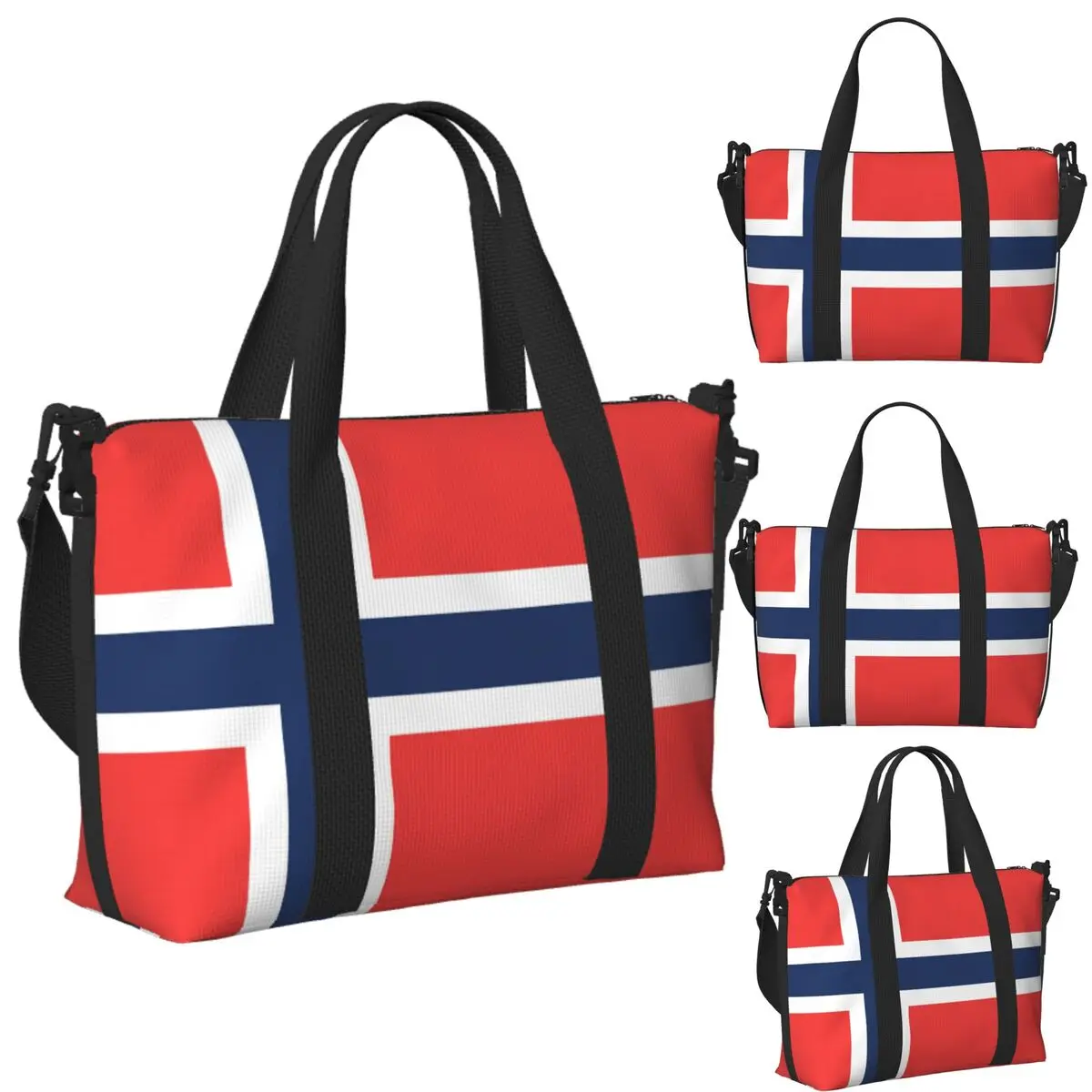 Custom Norway Flag Beach Travel Bag Large Capacity Tote Bags for Gym Sport Women Shopping Duffle Shoulder Bag
Custom Norway Flag Beach Travel Bag Large Capacity Tote Bags for Gym Sport Women Shopping Duffle Shoulder Bag