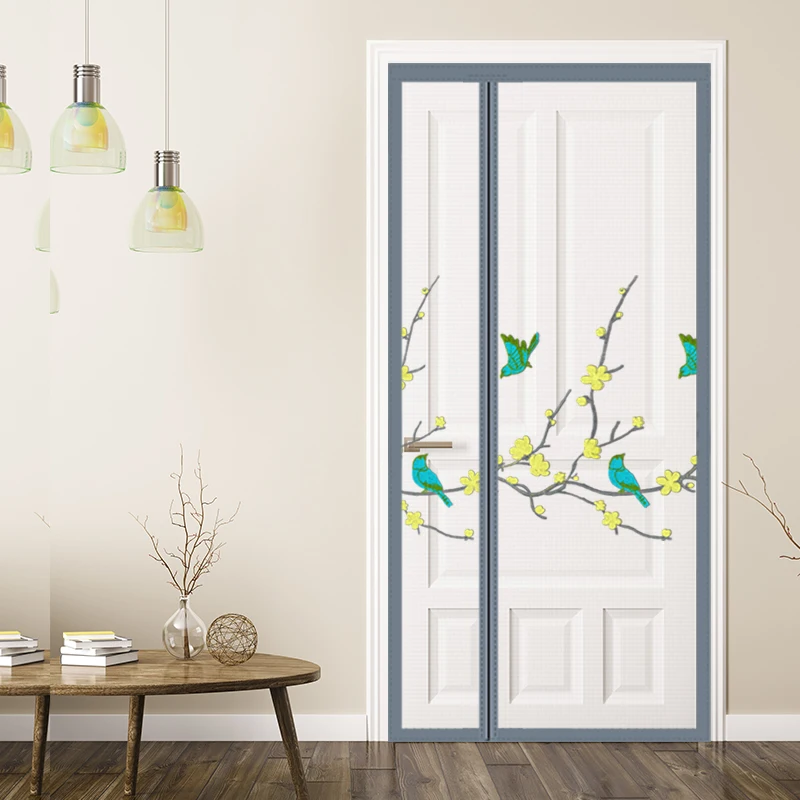 Insect-proof fence curtains, hands-free mesh dividers that keep bugs out Side-opening, self-sealing magnetic screen curtains
Insect-proof fence curtains, hands-free mesh dividers that keep bugs out Side-opening, self-sealing magnetic screen curtains