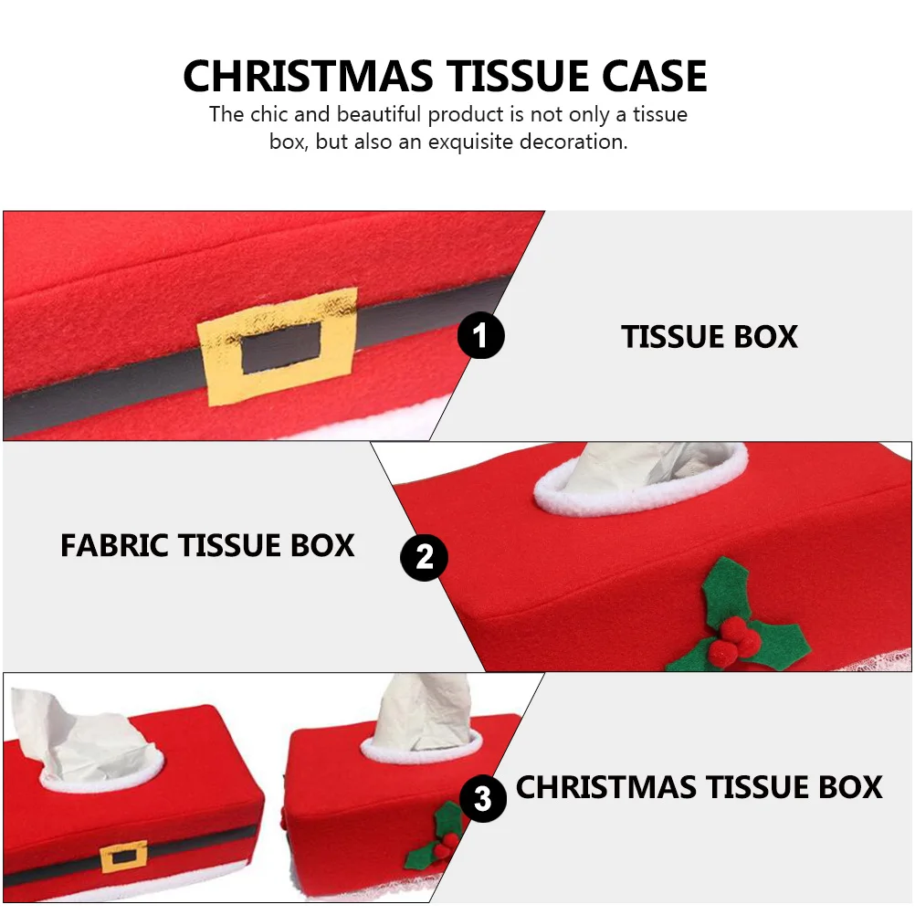 2 Pcs Tissue Box Holiday Holders Car Christmas Party Favors Boxes Decorations Cloth
2 Pcs Tissue Box Holiday Holders Car Christmas Party Favors Boxes Decorations Cloth