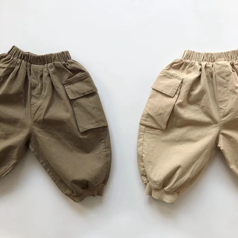 Korean Style Children Tooling Pants Baby Boys Girls Pants Cotton Solid Color Elastic Waist Trousers Spring Autumn Kids Pants
Korean Style Children Tooling Pants Baby Boys Girls Pants Cotton Solid Color Elastic Waist Trousers Spring Autumn Kids Pants