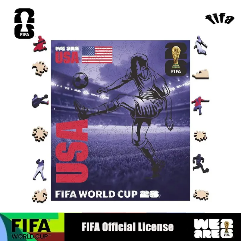 2026 FIFA World Cup We Are USA Poster Jigsaw Puzzle 10.2*11.8in Challenging Unique Shaped Wooden Puzzle Gifts for Kids for Adult
2026 FIFA World Cup We Are USA Poster Jigsaw Puzzle 10.2*11.8in Challenging Unique Shaped Wooden Puzzle Gifts for Kids for Adult