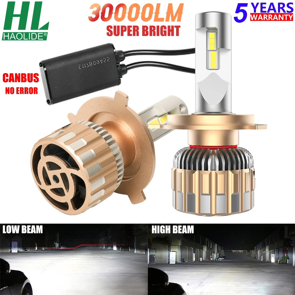 HAOLIDE H7 Led Canbus Car Headlight Bulbs 30000LM H4 H11 Led Lights for Car Auto Headlamp H1 9005 HB3 9006 HB4 Led Turbo Bulbs
HAOLIDE H7 Led Canbus Car Headlight Bulbs 30000LM H4 H11 Led Lights for Car Auto Headlamp H1 9005 HB3 9006 HB4 Led Turbo Bulbs