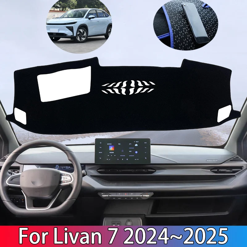For Livan 7 2024~2025 Dashboard Rug Cover Dash Mat Protective Avoid Light Carpet Car Stickers Anti-UV Anti-slip Parts Accessory
For Livan 7 2024~2025 Dashboard Rug Cover Dash Mat Protective Avoid Light Carpet Car Stickers Anti-UV Anti-slip Parts Accessory