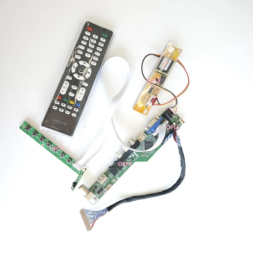 TV Controller driver board kit for LTN170WX LTN170X2 17" 1400X900 VGA HDMI-compatible USB RF LCD panel AV screen monitor Audio
TV Controller driver board kit for LTN170WX LTN170X2 17" 1400X900 VGA HDMI-compatible USB RF LCD panel AV screen monitor Audio