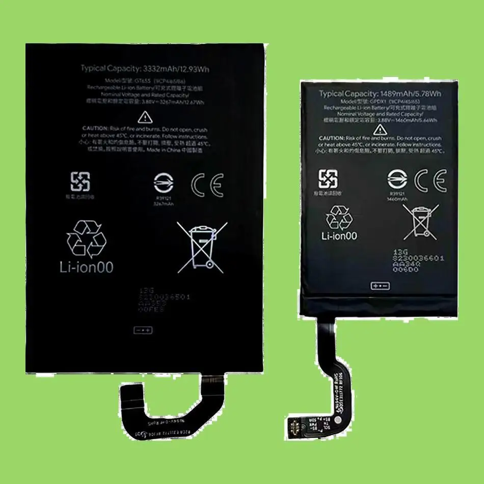 Lightweight For Htc Google Pixel Fold GT6SS GPDX1 Mobile Phone Battery GPDX1+GT6SS Foldable
Lightweight For Htc Google Pixel Fold GT6SS GPDX1 Mobile Phone Battery GPDX1+GT6SS Foldable