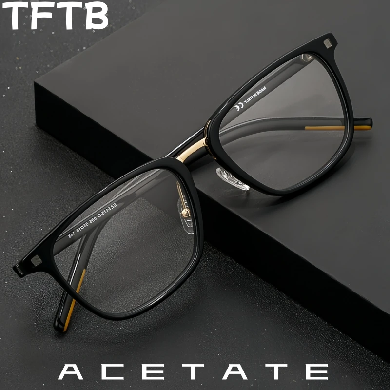 TFTB 2025 Retro Square Acetate Men's Glasses High-end Fashion Trend Eyewear Optical Prescription Eyeglasses Frame Women 144mm
TFTB 2025 Retro Square Acetate Men's Glasses High-end Fashion Trend Eyewear Optical Prescription Eyeglasses Frame Women 144mm