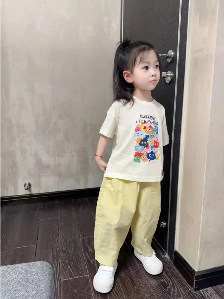 Girls Summer Clothes New Fashion Summer Children's Clothes Short Sleeve Simple Casual Daily Sports Two-piece Set
Girls Summer Clothes New Fashion Summer Children's Clothes Short Sleeve Simple Casual Daily Sports Two-piece Set