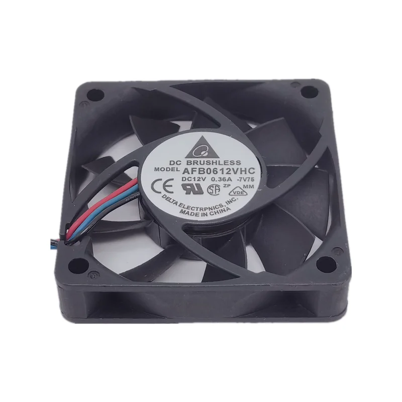 For Delta 60*60*15mm AFB0612VHC 6015 12V 0.36A 60mm cooling fan
For Delta 60*60*15mm AFB0612VHC 6015 12V 0.36A 60mm cooling fan