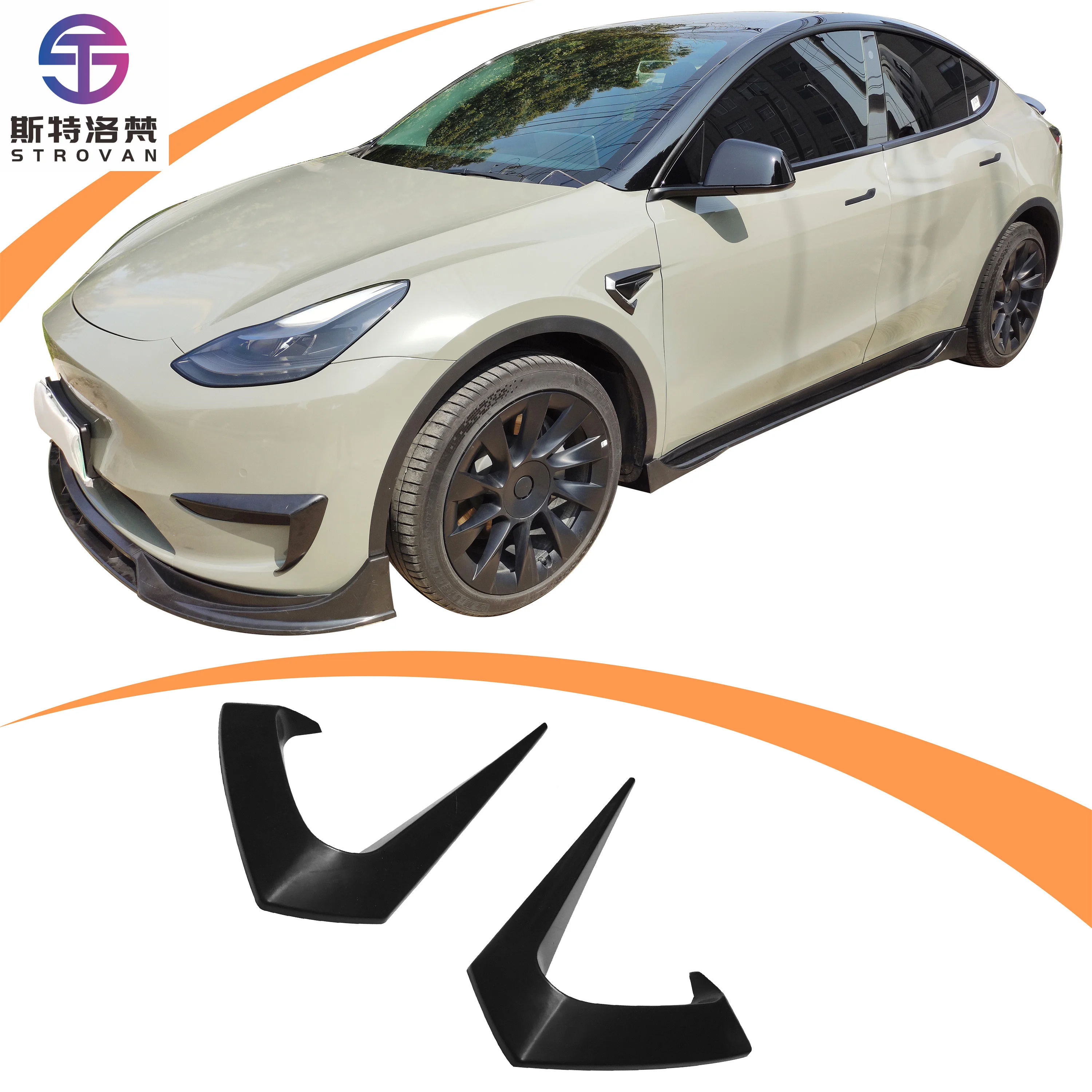 Fog Light Cover Fog Lamp Eyebrow Cover Trim Frame Exterior Decoration Carbon Fiber for Model Y 2019+
Fog Light Cover Fog Lamp Eyebrow Cover Trim Frame Exterior Decoration Carbon Fiber for Model Y 2019+