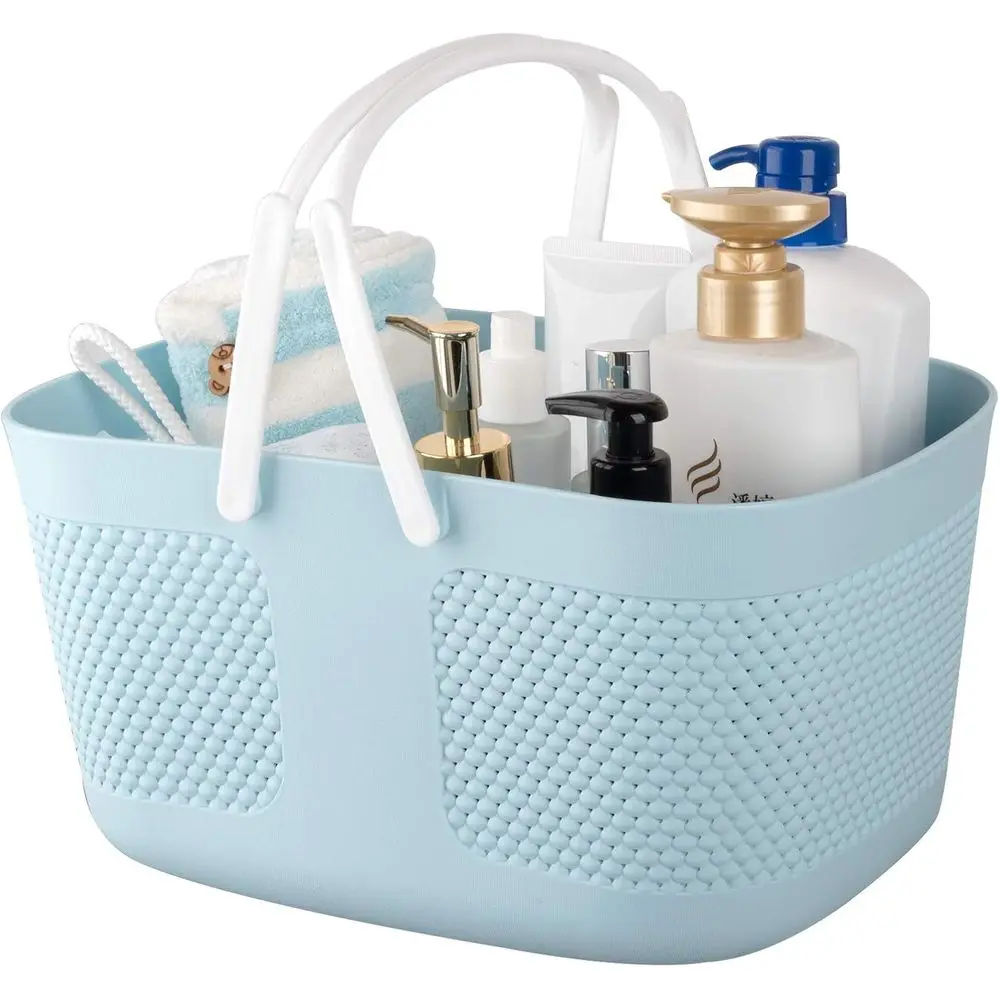 Portable Large Capacity Thickened Plastic Shower Caddy Basket Organizer with Handles and Drainage for Bathroom, Dorm, Kitchen, a
Portable Large Capacity Thickened Plastic Shower Caddy Basket Organizer with Handles and Drainage for Bathroom, Dorm, Kitchen, a