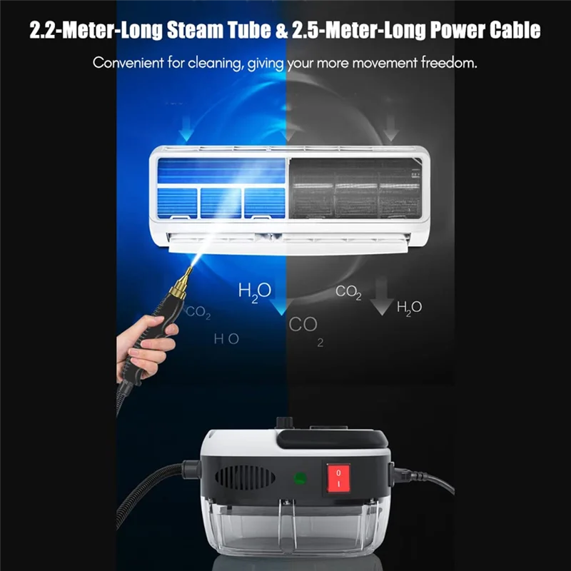 RALCA-2500W Ручной пароочиститель Паровая чистящая машина Портативный автомобильный отпариватель с вилкой стандарта США
RALCA-2500W Ручной пароочиститель Паровая чистящая машина Портативный автомобильный отпариватель с вилкой стандарта США