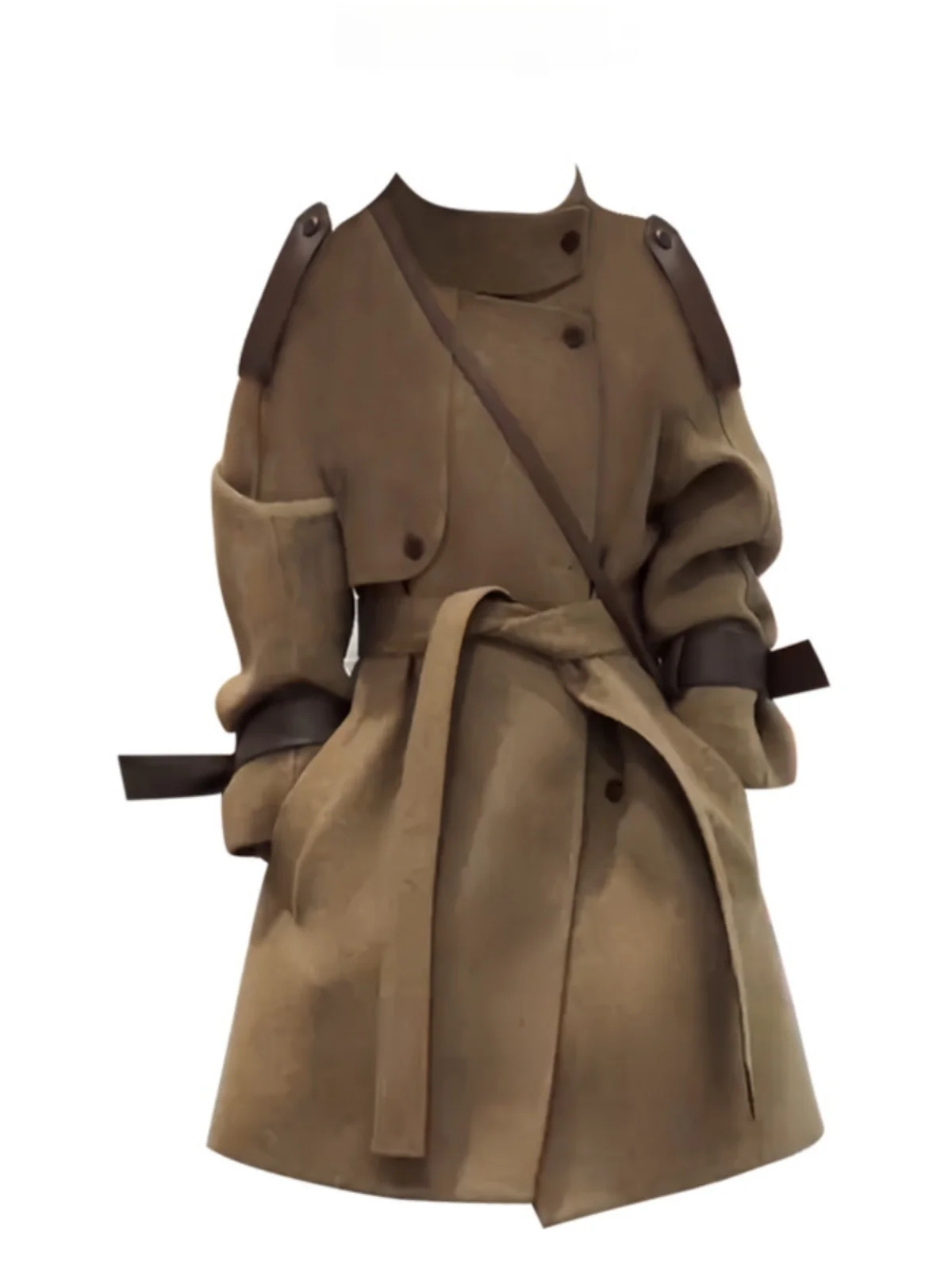 Retro British Style Women's Coat Waist-Cinching Double-Breasted Fashionable Unique Design Top Winter Outerwear Long Sleeve
Retro British Style Women's Coat Waist-Cinching Double-Breasted Fashionable Unique Design Top Winter Outerwear Long Sleeve