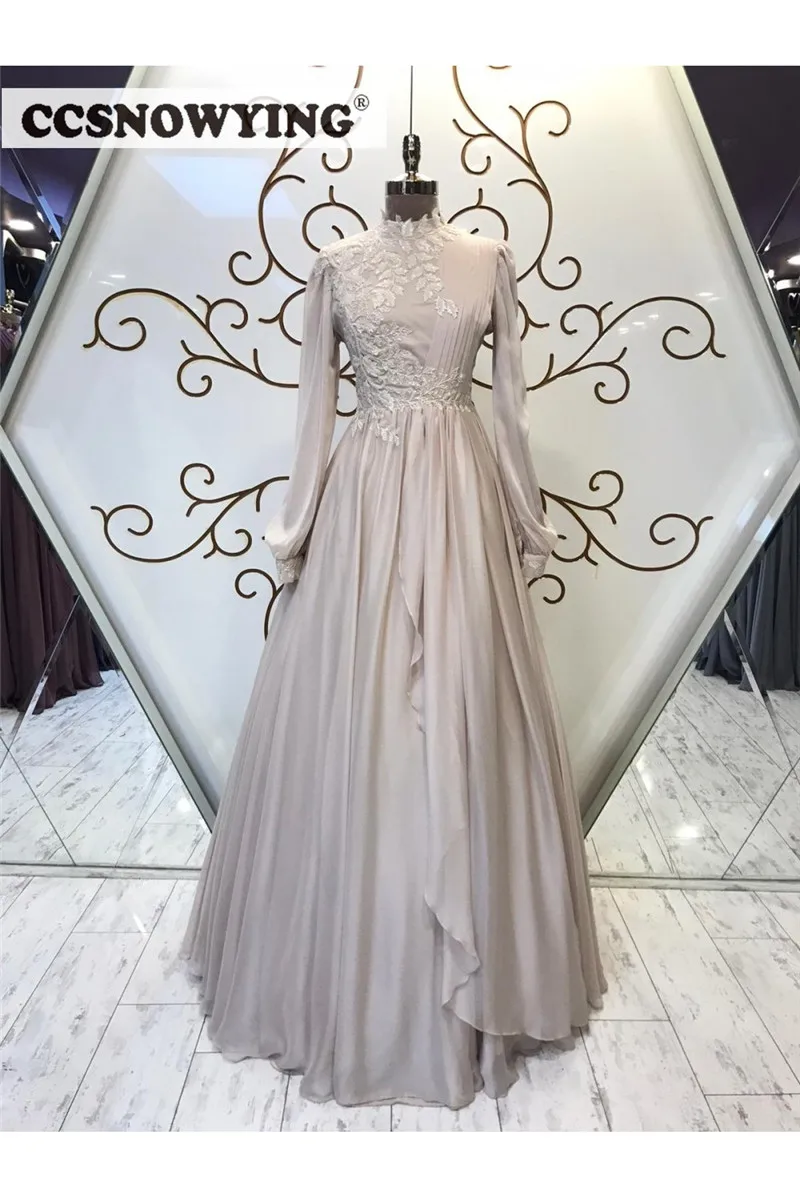 Chiffon Appliques Long Sleeve Muslim Prom Dress 2022 A Line Saudi Arabic Evening Formal Party Gowns платье Robe De Soirée
Chiffon Appliques Long Sleeve Muslim Prom Dress 2022 A Line Saudi Arabic Evening Formal Party Gowns платье Robe De Soirée