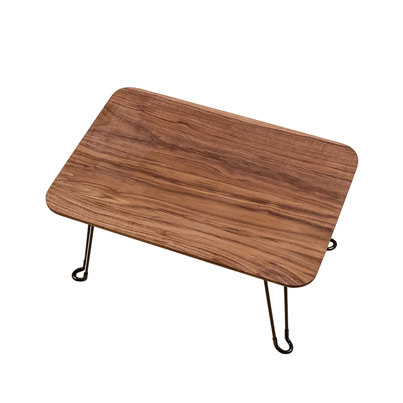 Black walnut solid wood folding small square table bay window table lazy camping table tatami
Black walnut solid wood folding small square table bay window table lazy camping table tatami