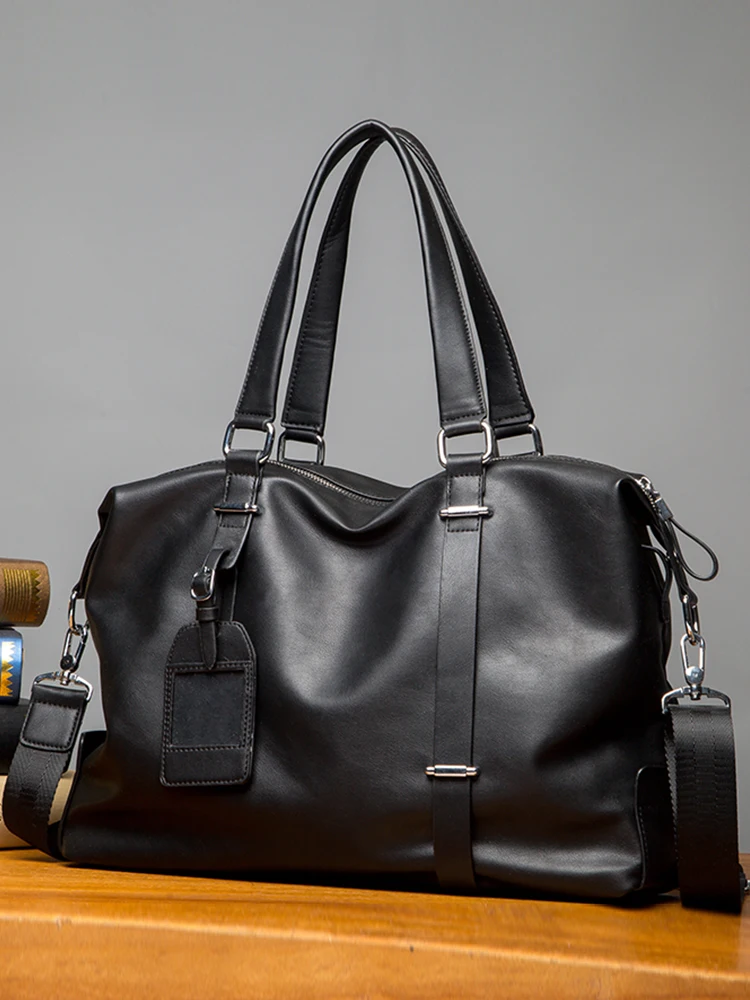 Мужская сумка из натуральной кожи Clean Kno, модная корейская сумка через плечо на одно плечо, сумка для документов Street Faion
Мужская сумка из натуральной кожи Clean Kno, модная корейская сумка через плечо на одно плечо, сумка для документов Street Faion