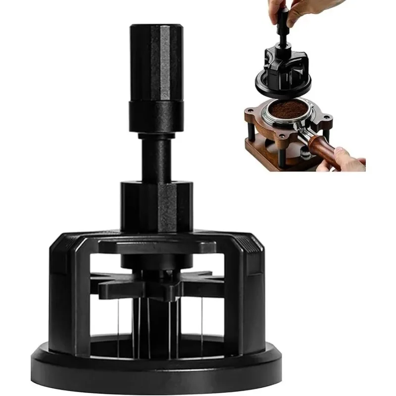 Rotary Needle Powder Distributor 51/53/58mm Magnetic Non-slip Coffee Tamper Needle Portable Espresso Hand Tampers Stirrer Cafe
Rotary Needle Powder Distributor 51/53/58mm Magnetic Non-slip Coffee Tamper Needle Portable Espresso Hand Tampers Stirrer Cafe