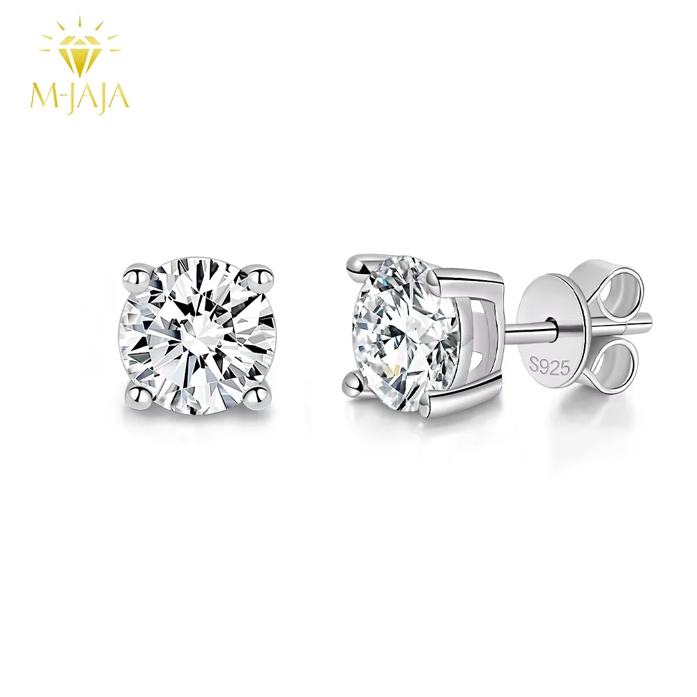 M-JAJA Moissanite Stud Earrings for Women 1ct 2ct 3ct Diamond Earrings S925 Sterling Silver Bridal Trendy Wedding Fine Jewelry
M-JAJA Moissanite Stud Earrings for Women 1ct 2ct 3ct Diamond Earrings S925 Sterling Silver Bridal Trendy Wedding Fine Jewelry