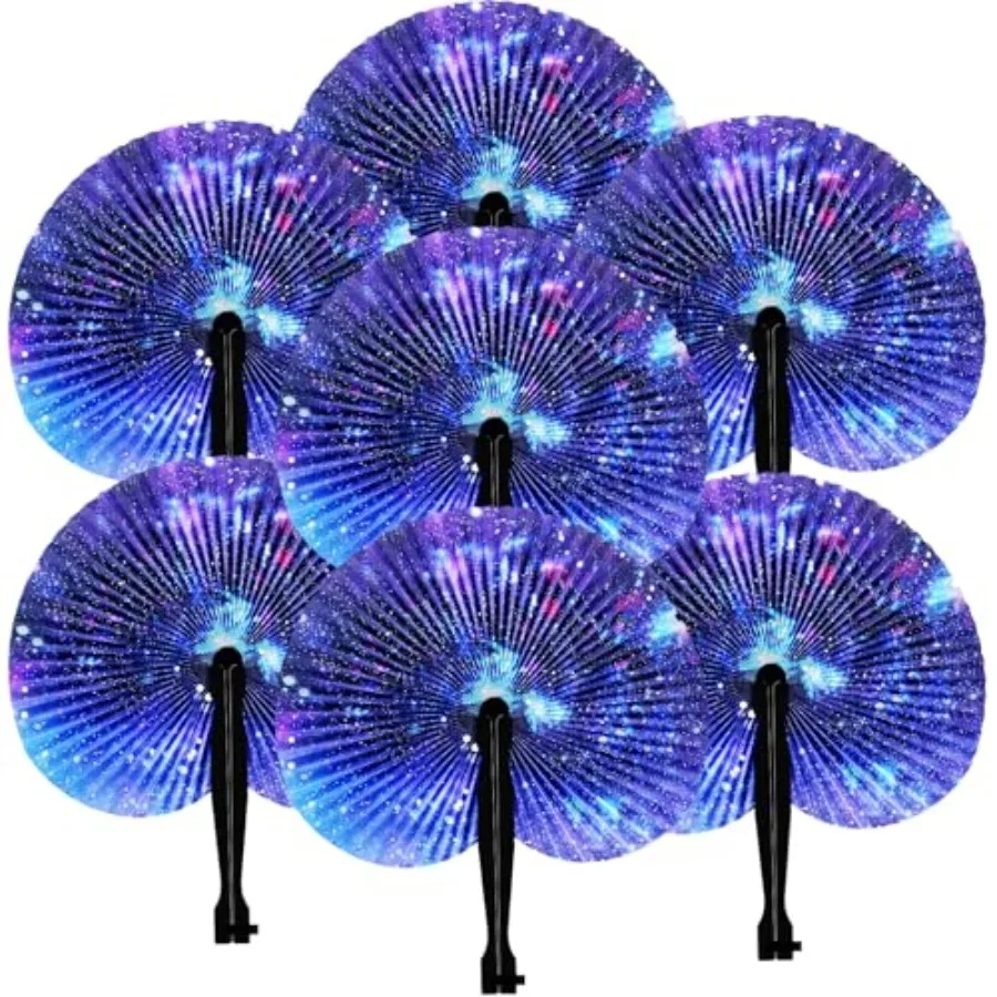 Taiyin 12 Pcs Galaxy Starry Night Party Favors Decoration Purple Space Folding Paper Hand Fans Round Handheld Fans for Birthday
Taiyin 12 Pcs Galaxy Starry Night Party Favors Decoration Purple Space Folding Paper Hand Fans Round Handheld Fans for Birthday