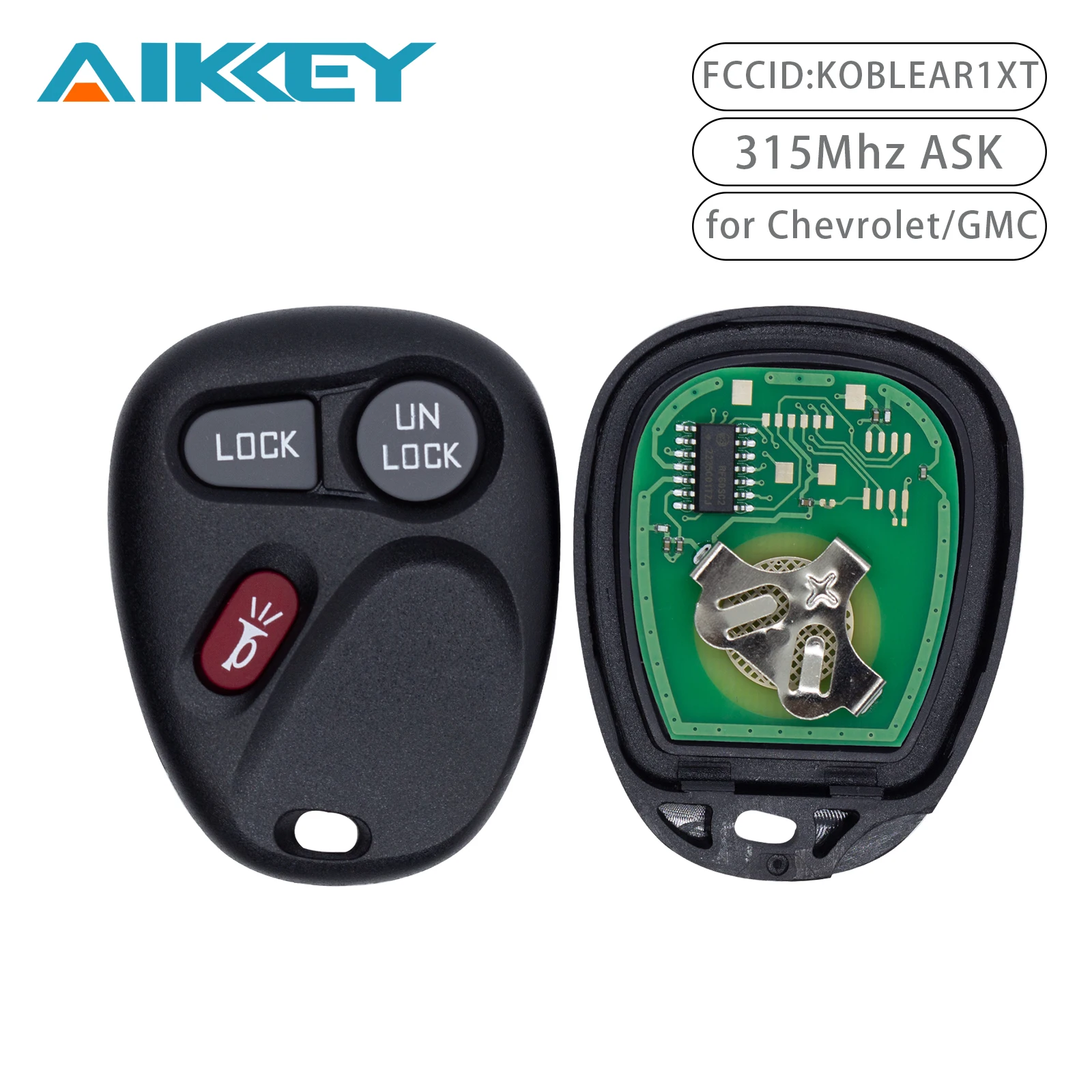 KOBLEAR1XT 3 Buttons Car Remote Control Key for Cadillac Escalade Chevrolet Silverado Suburban GMC Yukon Sonoma
KOBLEAR1XT 3 Buttons Car Remote Control Key for Cadillac Escalade Chevrolet Silverado Suburban GMC Yukon Sonoma