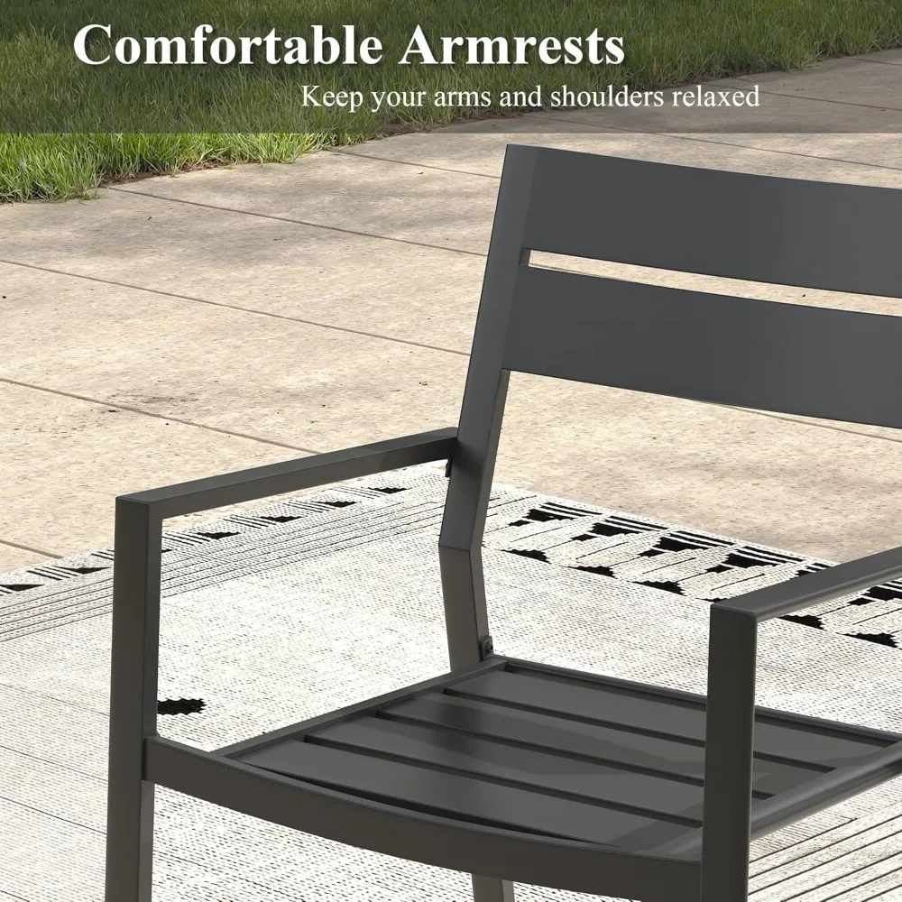 Small Patio Dining Set for 2, 27.5" Square Outdoor Dining Table and Chairs Set with Stackable Patio Chairs Outdoor, Customized
Small Patio Dining Set for 2, 27.5" Square Outdoor Dining Table and Chairs Set with Stackable Patio Chairs Outdoor, Customized