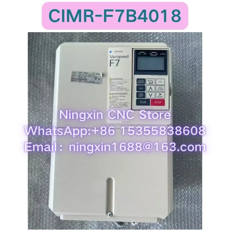 Б/у преобразователь частоты CIMR-F7B4018 Функциональный тест ОК Быстрая доставка
Б/у преобразователь частоты CIMR-F7B4018 Функциональный тест ОК Быстрая доставка