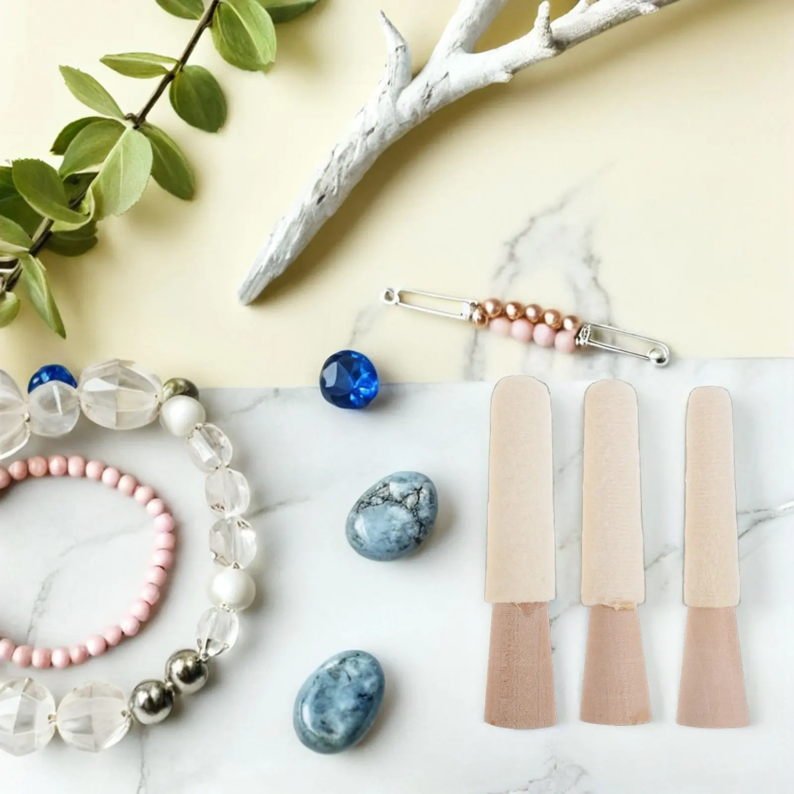 5Pcs Inner Ring Polisher Jewelry Polishing Rods Wooden Handle Mini Buffing Tool for Gold Silver Metal Jewelry Maker Accessories
5Pcs Inner Ring Polisher Jewelry Polishing Rods Wooden Handle Mini Buffing Tool for Gold Silver Metal Jewelry Maker Accessories