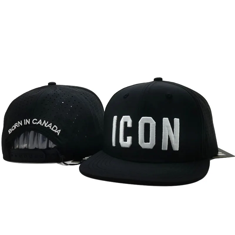 High quality cotton ICON brand flat brimmed hat Unisex adjustable baseball cap ICON letter black hat Men's father hip-hop hat
High quality cotton ICON brand flat brimmed hat Unisex adjustable baseball cap ICON letter black hat Men's father hip-hop hat