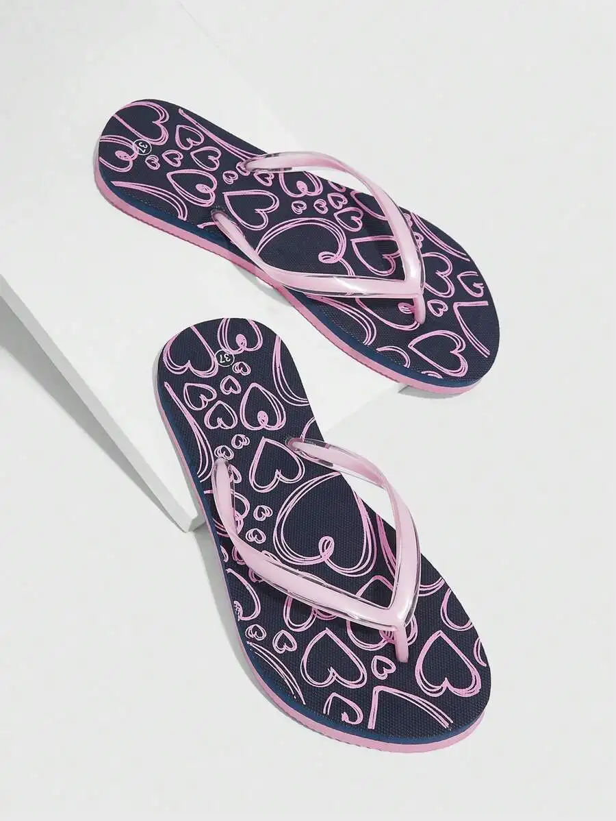 Grefit Woman Shoes Heart Pattern Flip Flops, Fashion Beach Flip Flops For Summer Vacation Shoes Summer Back To School Shoes College Student Shoes Spring Shoes Spring Break Easter For Casual Beach Style For Christmas Beach Shoes Summer Shoes
Grefit Woman Shoes Heart Pattern Flip Flops, Fashion Beach Flip Flops For Summer Vacation Shoes Summer Back To School Shoes College Student Shoes Spring Shoes Spring Break Easter For Casual Beach Style For Christmas Beach Shoes Summer Shoes
