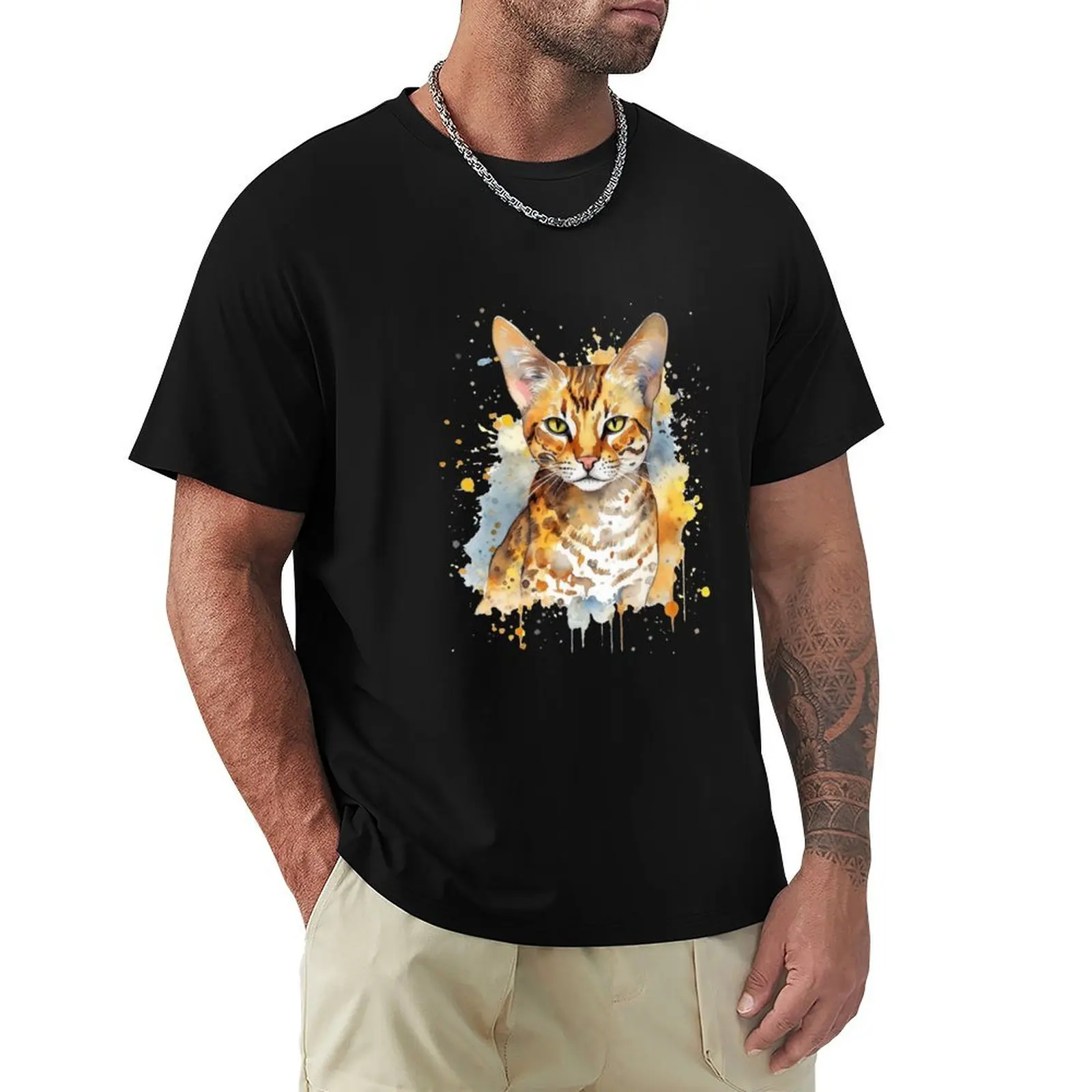 Ocicat Watercolor Painting: Artful Design for Cat Enthusiasts by Purrfection T-Shirt blacks customizeds men t shirts
Ocicat Watercolor Painting: Artful Design for Cat Enthusiasts by Purrfection T-Shirt blacks customizeds men t shirts