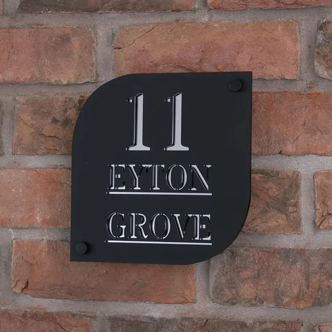 Minimalist Black Double Layer Hollow Acrylic Door Plaque Custom Personalized Address Sign for Home Office Hotel Entrance
Minimalist Black Double Layer Hollow Acrylic Door Plaque Custom Personalized Address Sign for Home Office Hotel Entrance