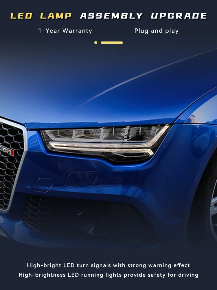 Автомобильные аксессуары для Audi A7 2011-2018, передняя зеркальная фара, передняя фара, полная зеркальная линза проектора, автоматические фары, сигнал поворота автомобиля
Автомобильные аксессуары для Audi A7 2011-2018, передняя зеркальная фара, передняя фара, полная зеркальная линза проектора, автоматические фары, сигнал поворота автомобиля