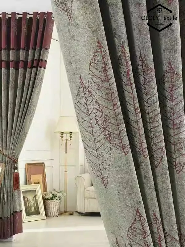 Chenille Jacquard Leaf Curtains Custom Made Modern Minimalist Drapes for Living Room Bedroom Bay Window Luxury Home Decor
Chenille Jacquard Leaf Curtains Custom Made Modern Minimalist Drapes for Living Room Bedroom Bay Window Luxury Home Decor