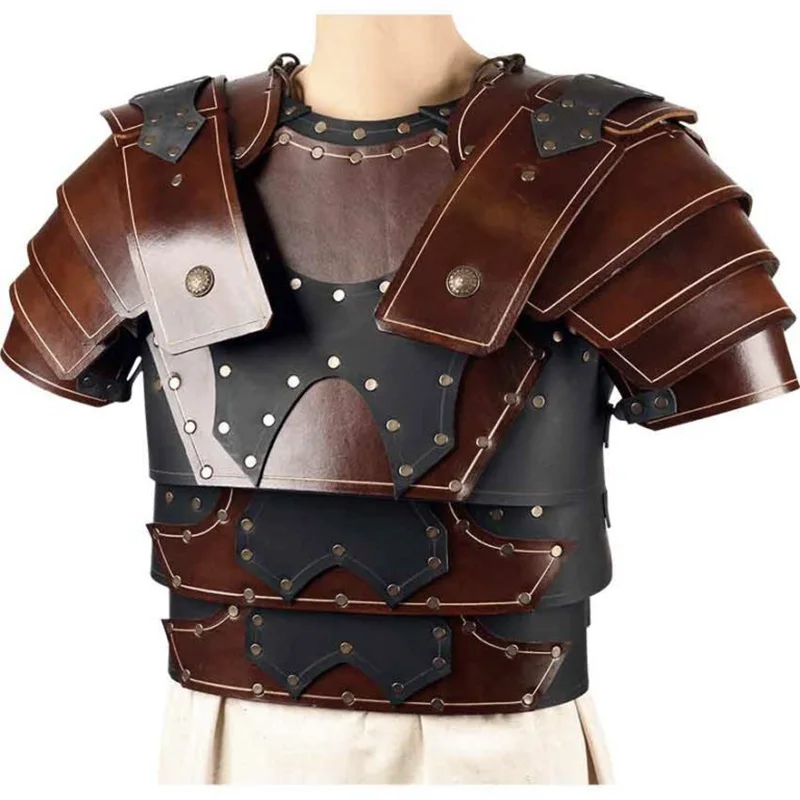 Ancient Roman Gladiator Warrior Chest Body Armor Breastplate Greek Legion Leather Vest Coat Medieval Knight Cosplay Costume LARP
Ancient Roman Gladiator Warrior Chest Body Armor Breastplate Greek Legion Leather Vest Coat Medieval Knight Cosplay Costume LARP