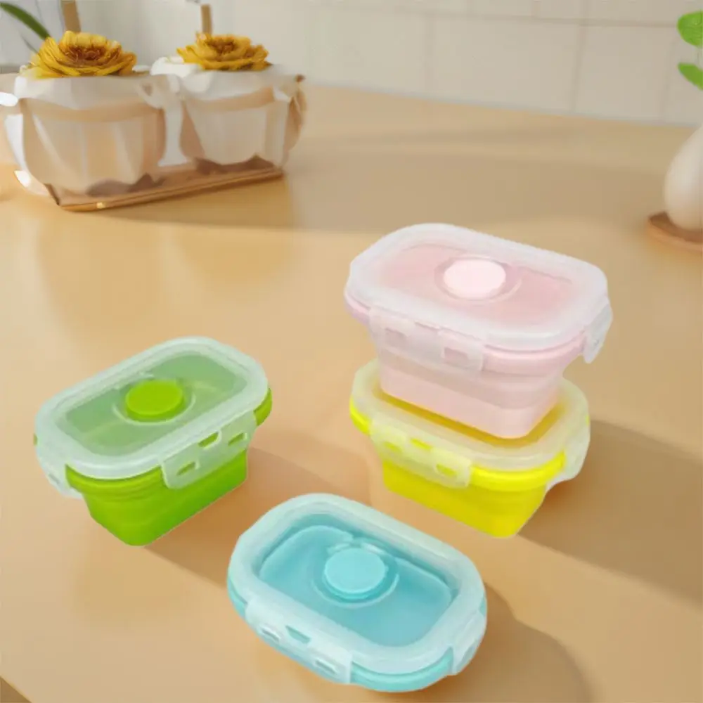 4Pcs 150ml Silicone Food Storage Container Sealed Leakproof Kids Snack Container Collapsible Reusable Food Fresh-Keeping Box
4Pcs 150ml Silicone Food Storage Container Sealed Leakproof Kids Snack Container Collapsible Reusable Food Fresh-Keeping Box