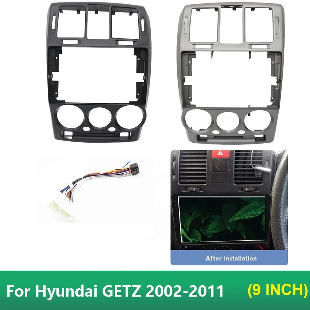 Car Radio Fascias For Hyundai Getz 2002-2011 RHD LHD 9Inch Multimedia Frame Video Player Navigation DVD Dash Panel Trim Kit
Car Radio Fascias For Hyundai Getz 2002-2011 RHD LHD 9Inch Multimedia Frame Video Player Navigation DVD Dash Panel Trim Kit