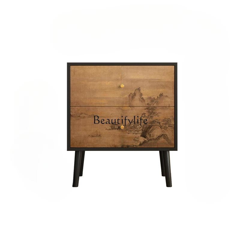 Chinese retro solid wood bedside bedside bedroom household simple storage locker
Chinese retro solid wood bedside bedside bedroom household simple storage locker