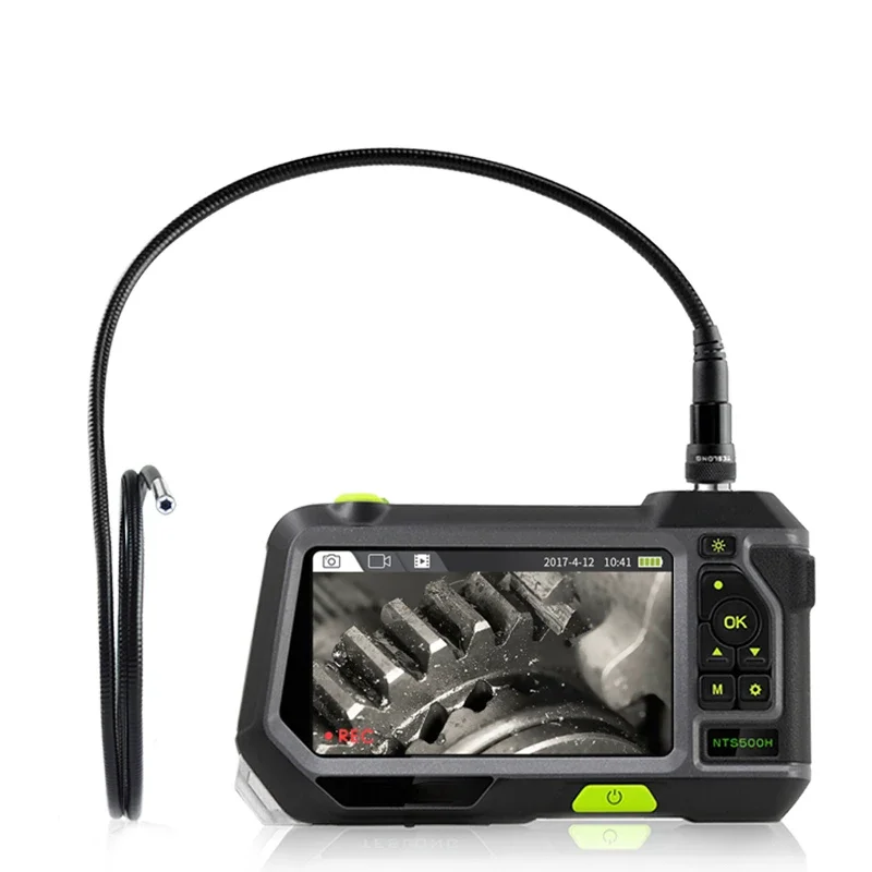 NTS500 5'' LCD 1080P Digital Industrial Endoscope Pipe Camera Flexible Snake Tube Dual Lens Car Borehole Inspection System
NTS500 5'' LCD 1080P Digital Industrial Endoscope Pipe Camera Flexible Snake Tube Dual Lens Car Borehole Inspection System