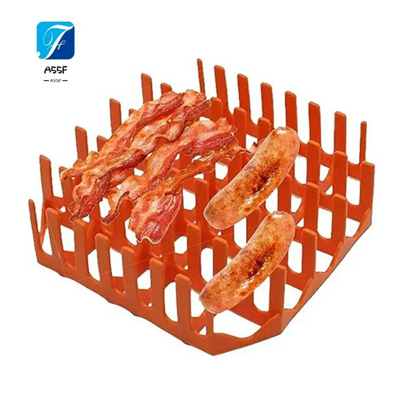 A55F-Air Fryer Silicone Bacon Trays Microwave Bacon Cookware Holder Non-Stick Oven Bacon Holder Durable Without Storage Box
A55F-Air Fryer Silicone Bacon Trays Microwave Bacon Cookware Holder Non-Stick Oven Bacon Holder Durable Without Storage Box