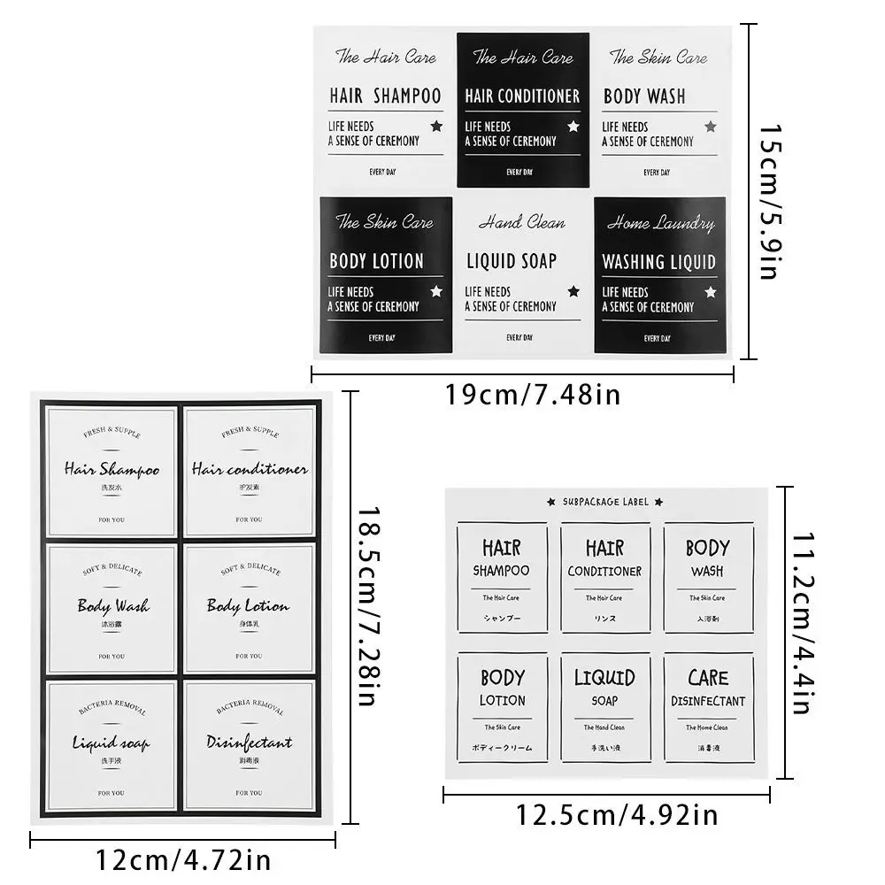 Shower Gel Self-adhesive Refillable Bottles Marker Stickers Classification Tags Label Identification Sticker Cosmetic Label
Shower Gel Self-adhesive Refillable Bottles Marker Stickers Classification Tags Label Identification Sticker Cosmetic Label
