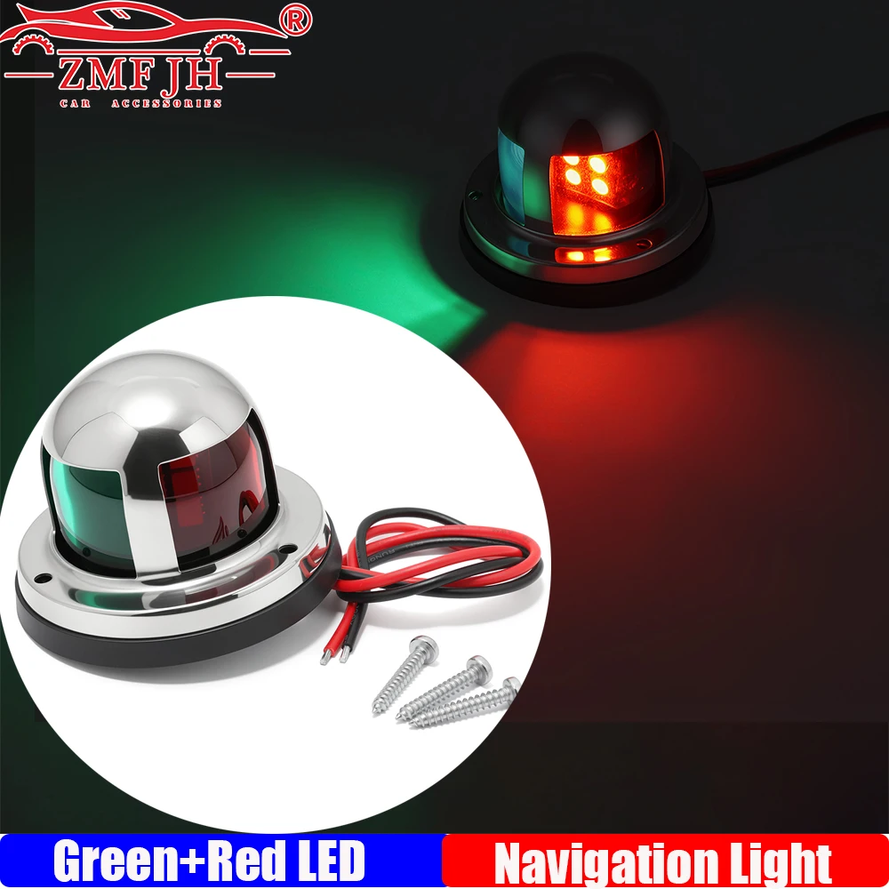 Warning Signal Light for Marine Yacht Red+Green LED 12V Waterproof Stainless Steel LED Navigation Lights Sailing Lamp Boat Marin
Warning Signal Light for Marine Yacht Red+Green LED 12V Waterproof Stainless Steel LED Navigation Lights Sailing Lamp Boat Marin
