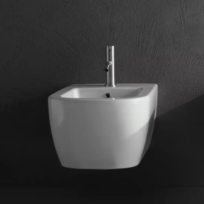 Modern wall-mounted bidets are easy to use for toilet cleaning in bathrooms and hotel vertical spray designs
Modern wall-mounted bidets are easy to use for toilet cleaning in bathrooms and hotel vertical spray designs