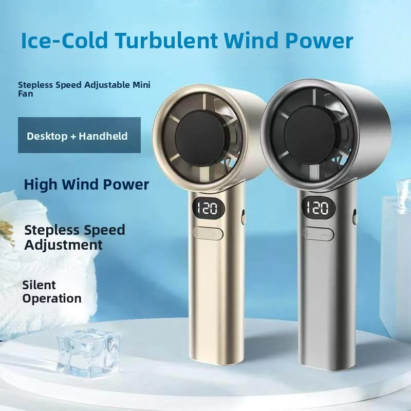 High-Speed Handheld Fan Southeast Asia New Model Leafless Portable Outdoor Fan with 120 Speed Levels USB Powered
High-Speed Handheld Fan Southeast Asia New Model Leafless Portable Outdoor Fan with 120 Speed Levels USB Powered