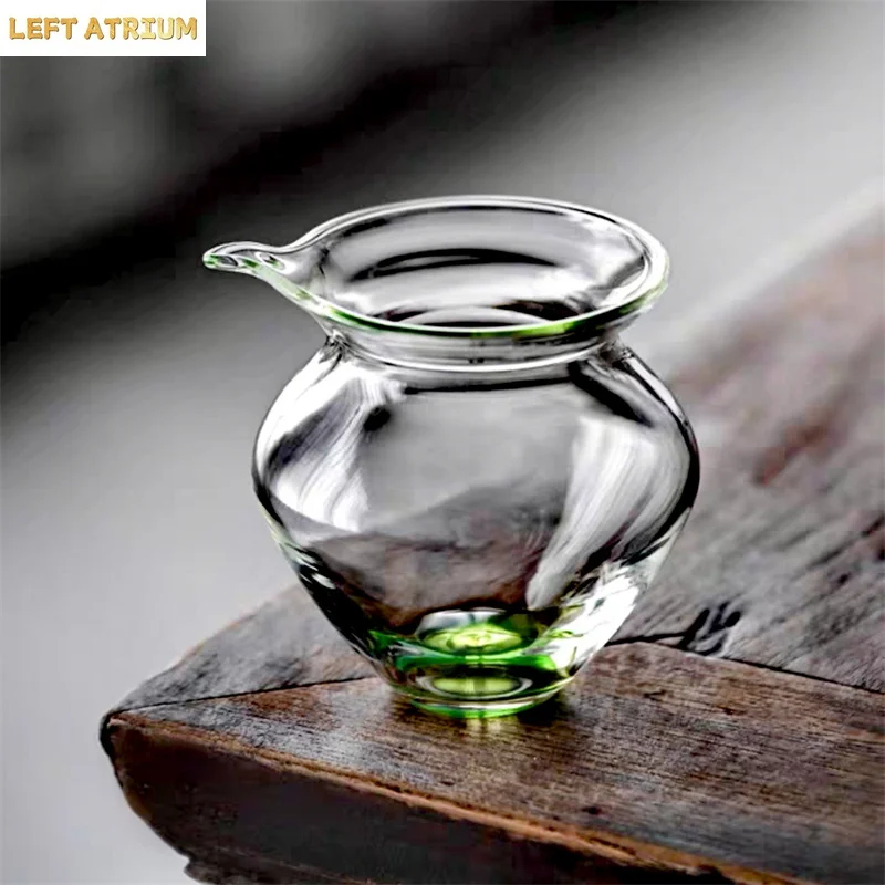 180ml Transparent Green Fukubukuro Glass Fair Cup Tea Pitcher Chahai Tea Ceremony Tea Separator Cup Accessories Teaware
180ml Transparent Green Fukubukuro Glass Fair Cup Tea Pitcher Chahai Tea Ceremony Tea Separator Cup Accessories Teaware