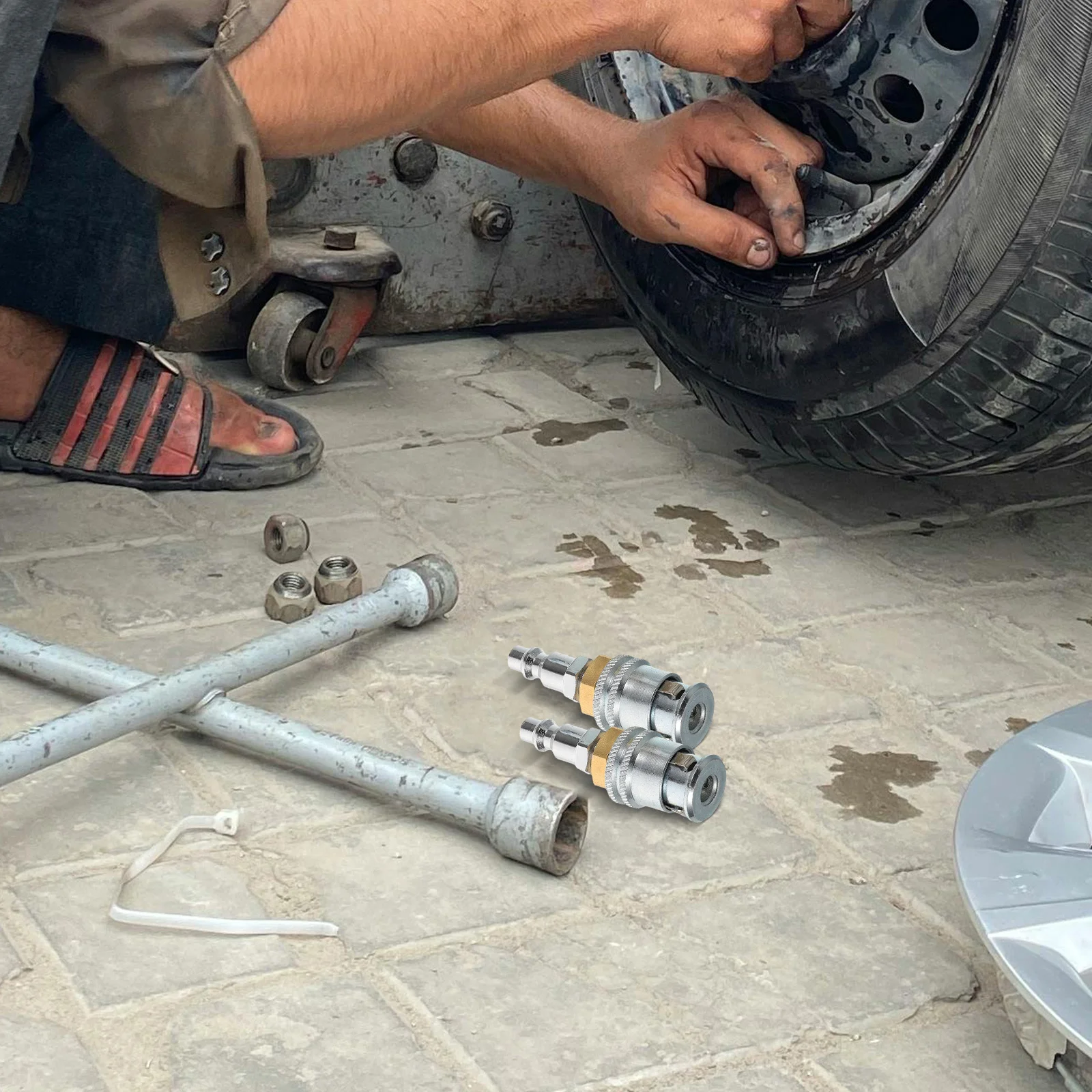 1 set 1 Set Tire Chuck With Locking Mechanism Quick Inflation Nozzle For Car Truck Vehicle Tools Air Compressor Attachment Tire
1 set 1 Set Tire Chuck With Locking Mechanism Quick Inflation Nozzle For Car Truck Vehicle Tools Air Compressor Attachment Tire