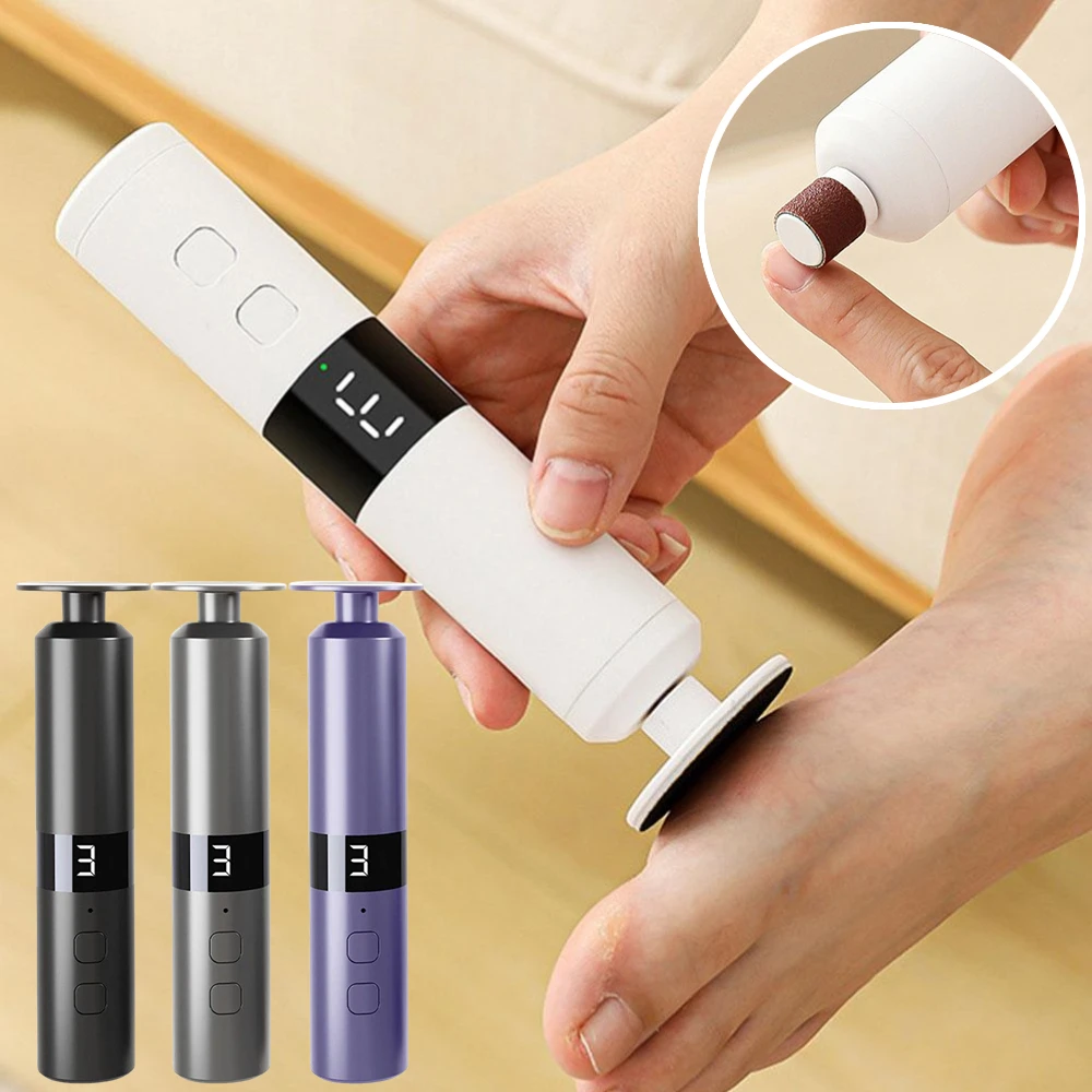 Electric 2-in-1 foot grinder and nail grinder - 6 Speeds Adjustment, LCD display, Callus & Dead Skin Remover Pedicure Tool
Electric 2-in-1 foot grinder and nail grinder - 6 Speeds Adjustment, LCD display, Callus & Dead Skin Remover Pedicure Tool