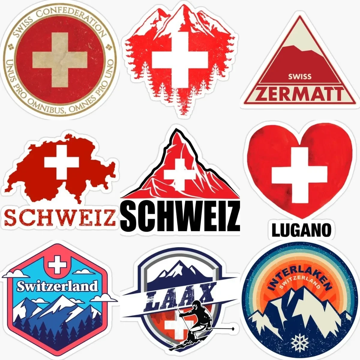 Карта флага Швейцарии CH, креативная наклейка, виниловая внедорожная мотоциклетная наклейка для ноутбука, бампера, автомобиля, грузовика, стеклянная наклейка для комнаты 
Карта флага Швейцарии CH, креативная наклейка, виниловая внедорожная мотоциклетная наклейка для ноутбука, бампера, автомобиля, грузовика, стеклянная наклейка для комнаты
