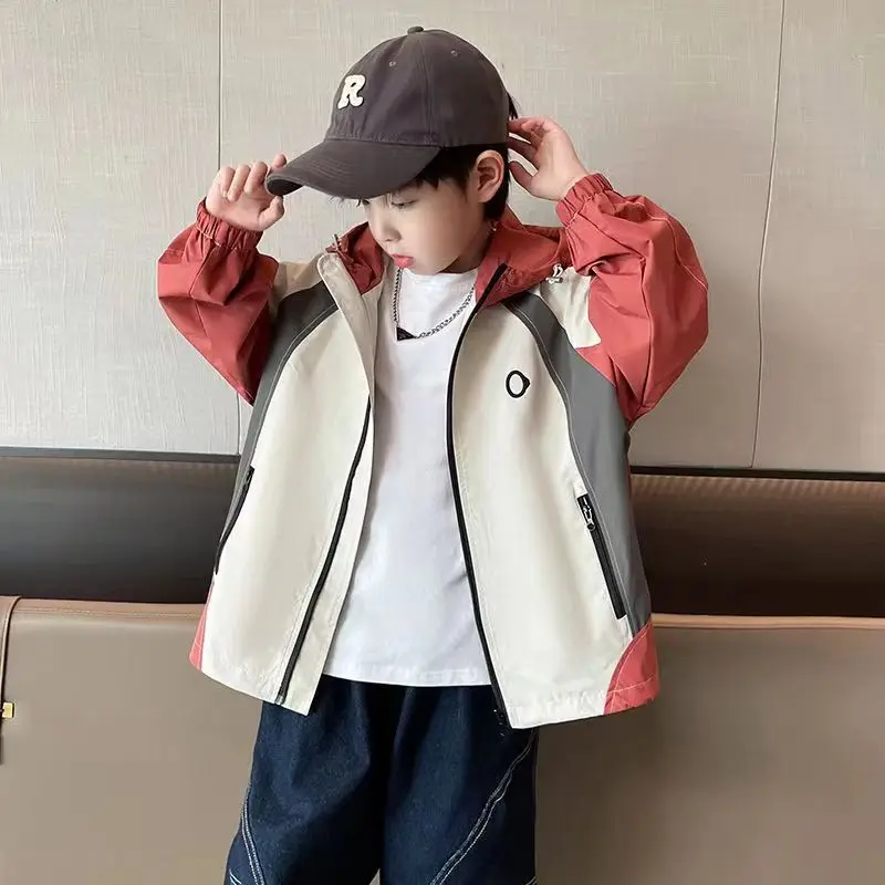 Children's Clothing Boys Outerwear Spring And Autumn 2023 New Big Children's Hooded Boys Spring Clothing Top Trend Boys Jacket
Children's Clothing Boys Outerwear Spring And Autumn 2023 New Big Children's Hooded Boys Spring Clothing Top Trend Boys Jacket