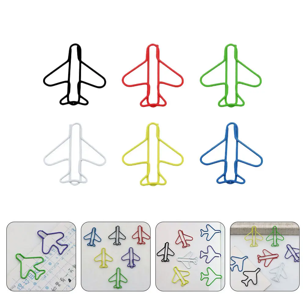 70Pcs Airplane Shaped Paperclips Colored Practical Organizational Tool Cute Desk Accessories for Home Office Use
70Pcs Airplane Shaped Paperclips Colored Practical Organizational Tool Cute Desk Accessories for Home Office Use