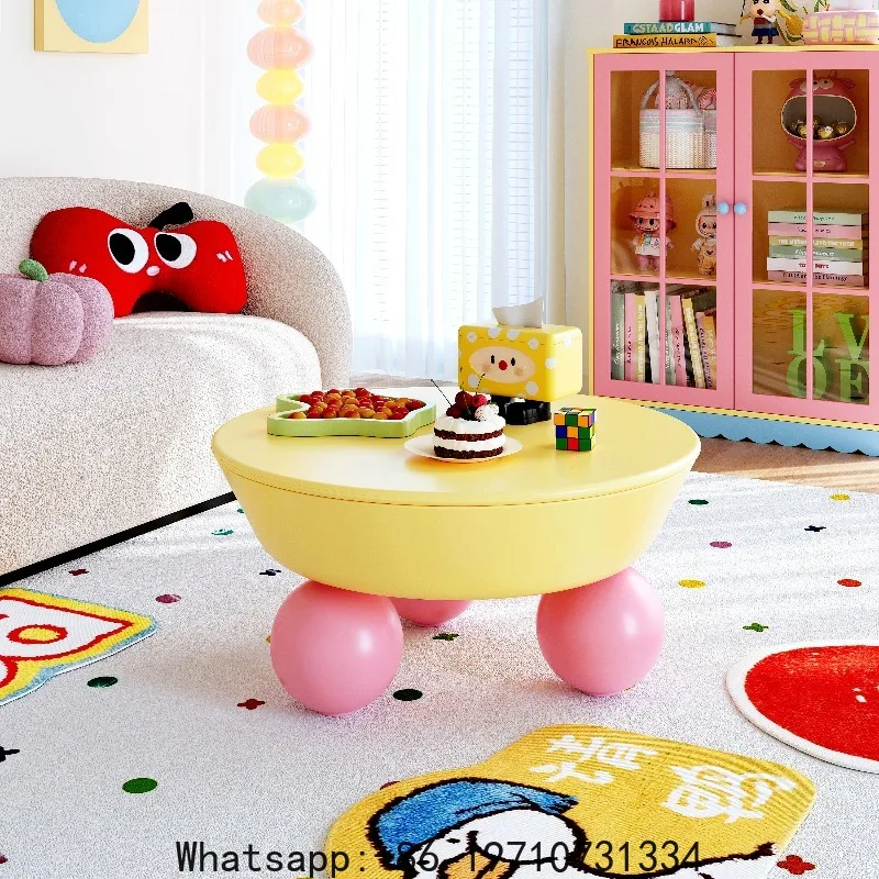 Dopamine Coffee Table Living Room Household Small Apartment Modern Table Round Light Luxury
Dopamine Coffee Table Living Room Household Small Apartment Modern Table Round Light Luxury