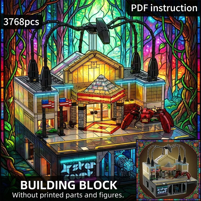 Конструктор-игрушка «Городской торговый центр DIY» с секретным бункером и сценой атаки монстров, набор строительных блоков для 246677 MOC
Конструктор-игрушка «Городской торговый центр DIY» с секретным бункером и сценой атаки монстров, набор строительных блоков для 246677 MOC